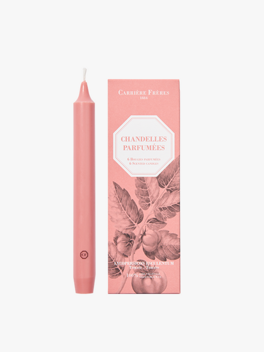 Chandelles parfumées Tomate CARRIÈRE FRÈRES